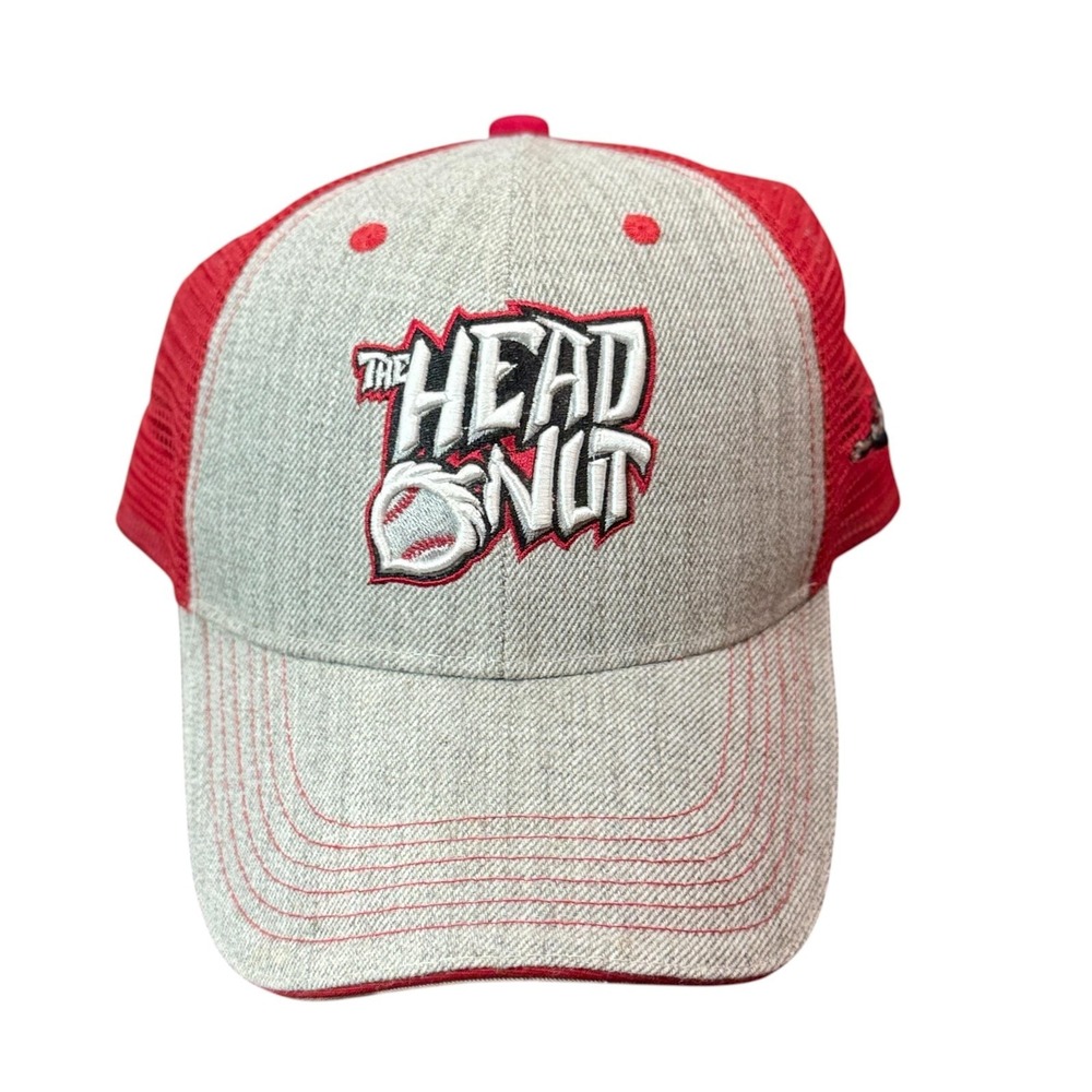 Richmond Flying Squirrels Head Nut Hat Snap Back Gray Trucker Mesh Baseball MiLB